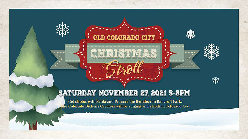 Old Colorado city Christmas stroll