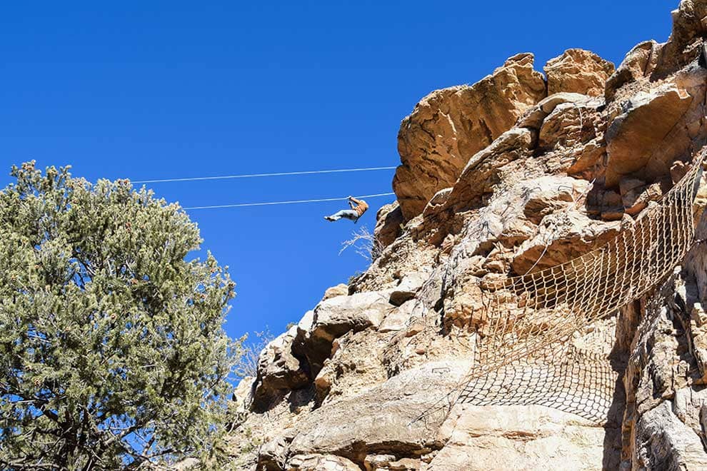 cave of the winds mountain park zip line tour