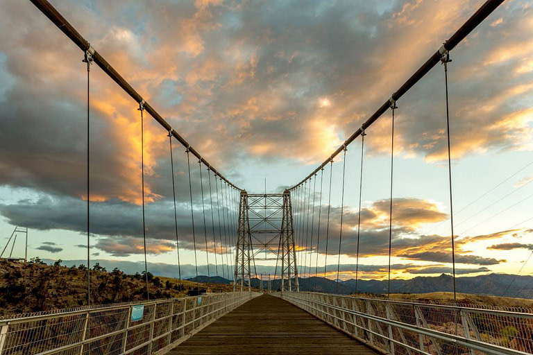 royal gorge bridge colorado sky