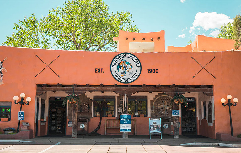 Garden of the Gods trading Post outside shot