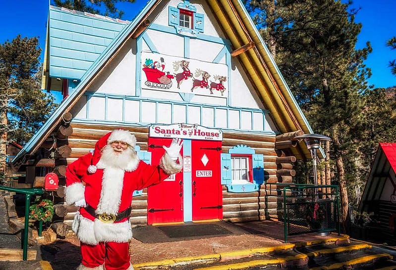 Santa at the North Pole in Colorado