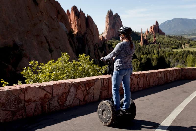 adventures out west segway in garden of the gods