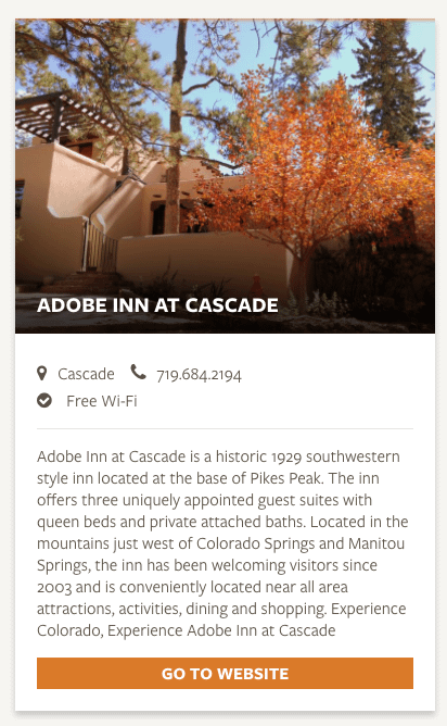 Adobe Inn at Cascade