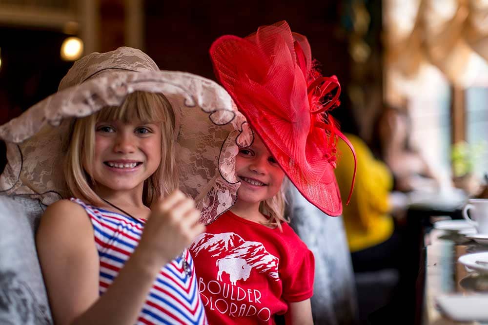 Kids at Miramont Castle High Tea