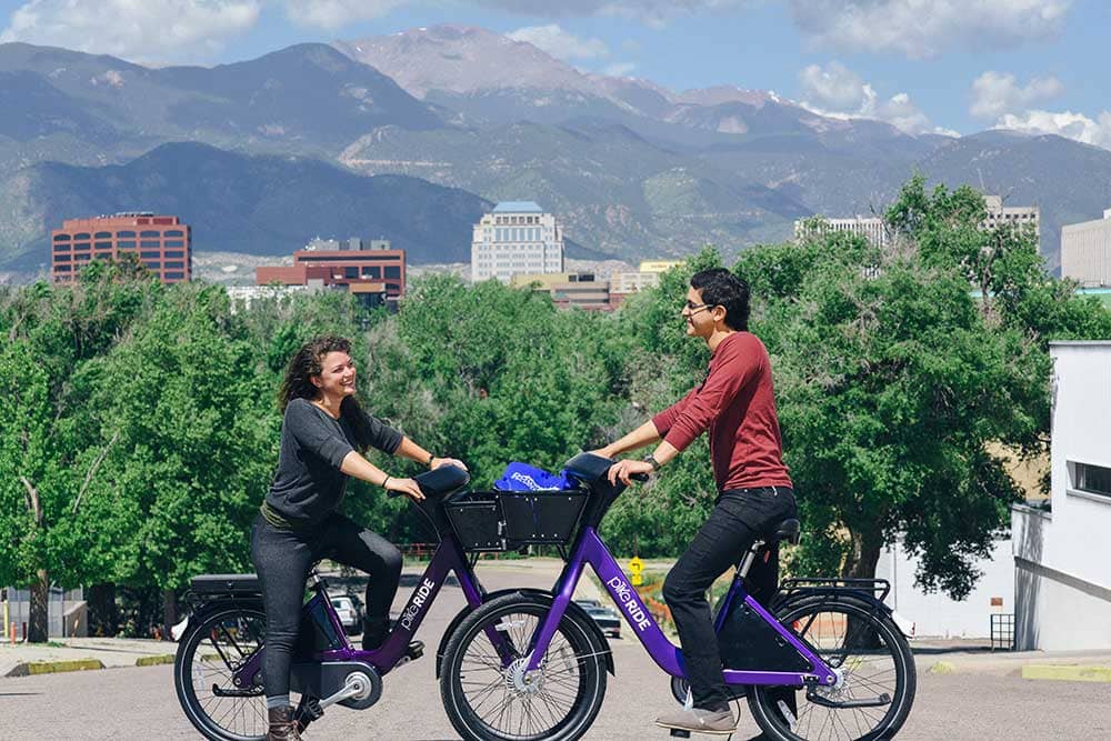 Pike Ride in Downtown Colorado Springs