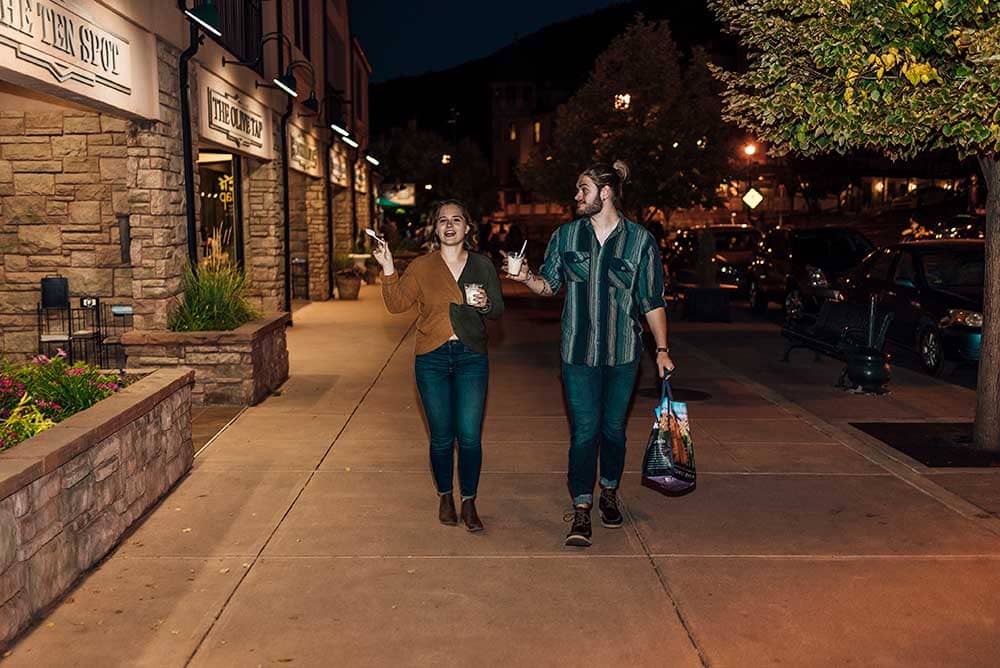 Couple with Ice Cream in Manitou Springs