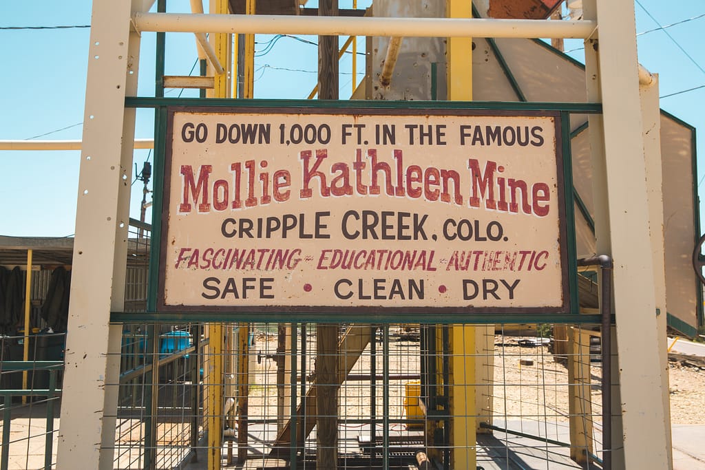 Mollie Kathleen Gold Mine elevator