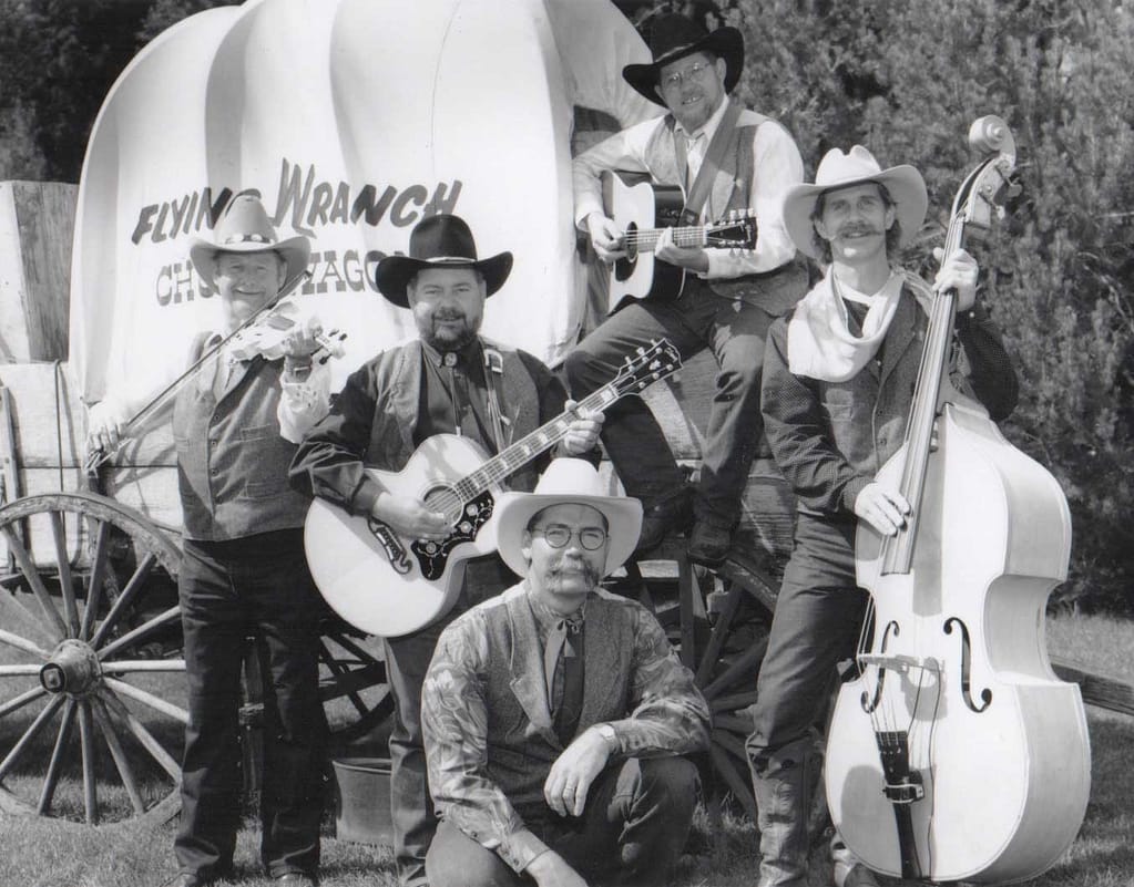 Historic photo of the Flying W Ranch Wranglers