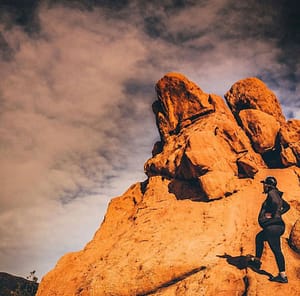 Pregnant woman in Garden of the Gods