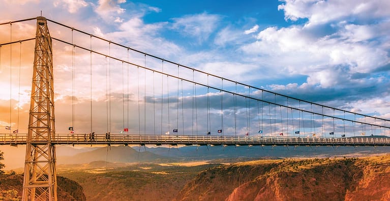 Sunrise at the Royal Gorge Bridge