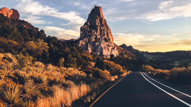 Road in Garden of the Gods