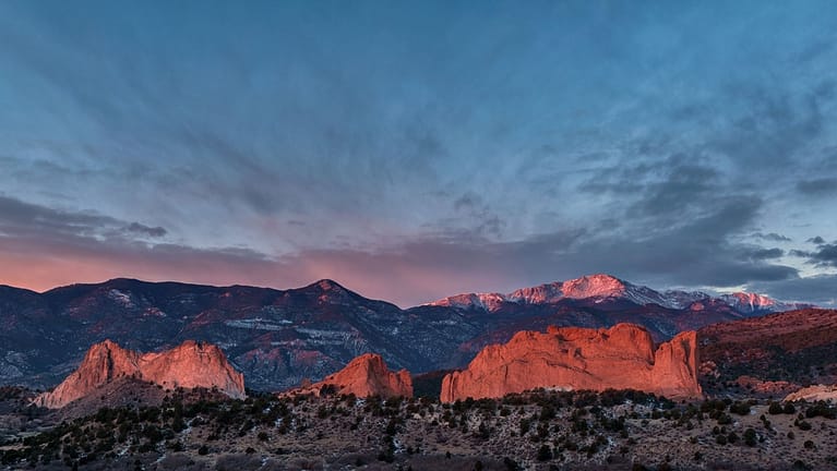 Winter in Colorado Springs
