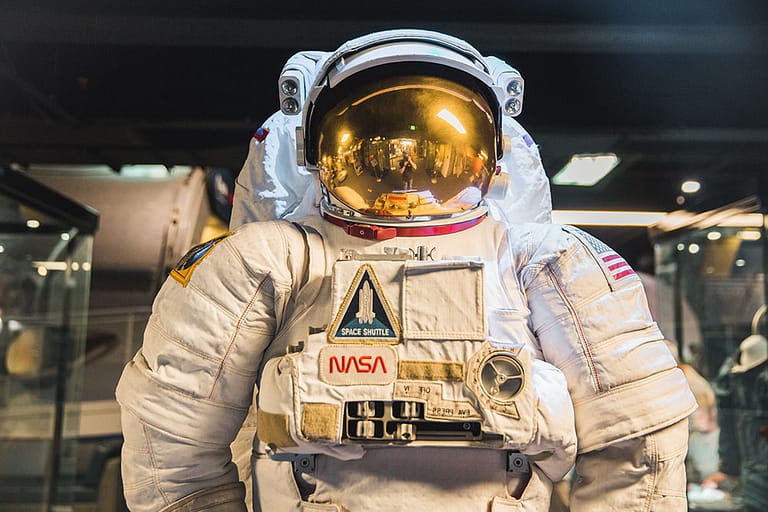 Space suit at the Space Foundation Discovery Center