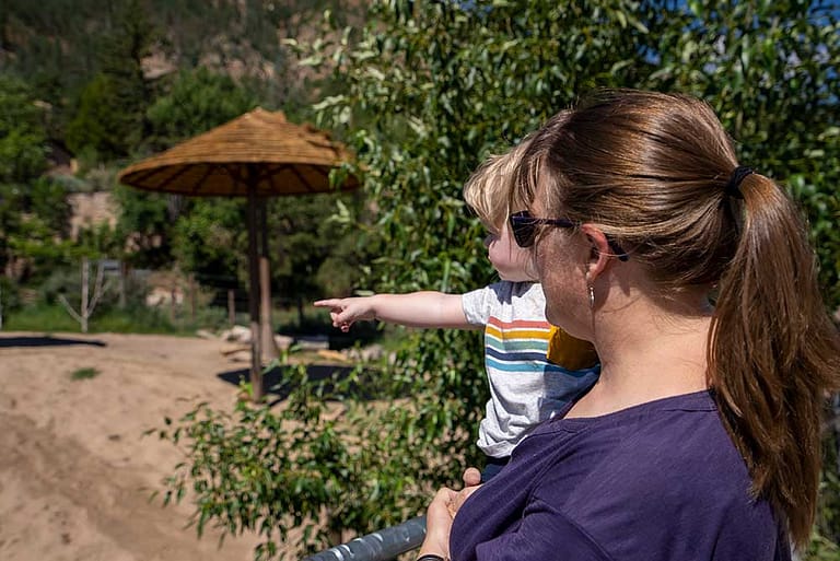 Little Kid at Cheyenne Mountain Zoo