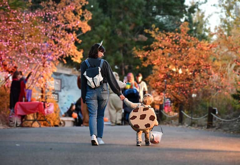 Trick-or-treaters at Cheyenne Mountain Zoo