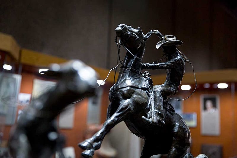 ProRodeo Hall of Fame horse statue