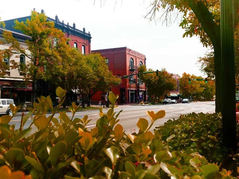 old colorado city in the fall