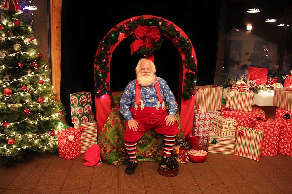 Santa at Cheyenne Mountain Zoo Electric Safari