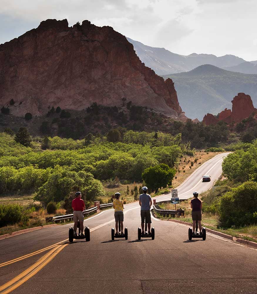 adventures out west segway tour in garden of the gods park