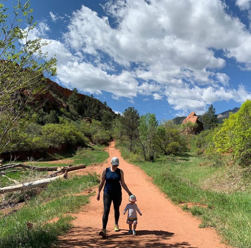 red rock open space family