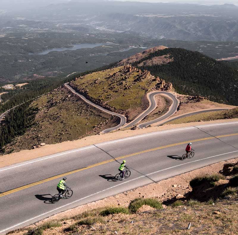 Pikes peak shop bike tours