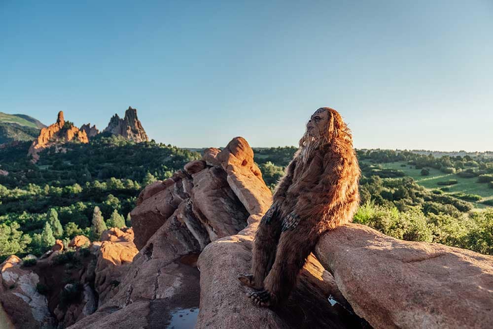Bigfoot in Garden of the Gods