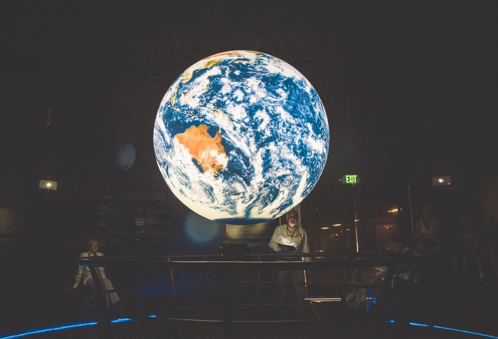 space foundation discovery center earth sphere