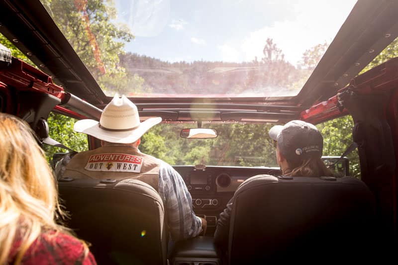 Adventures Out West group jeep tour
