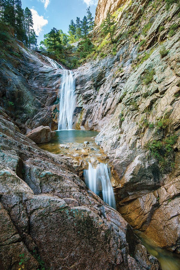 Broadmoor Seven Falls waterfall