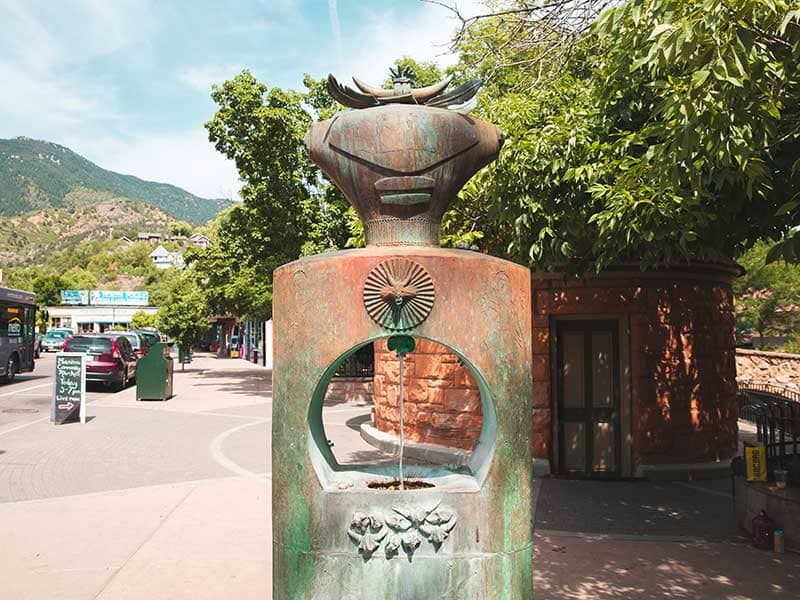 Manitou Springs mineral water fountain