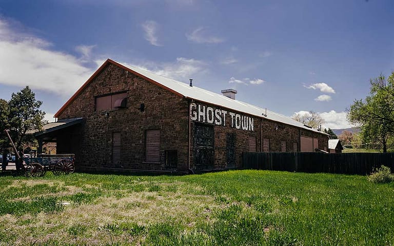 Ghost Town Museum building from outside