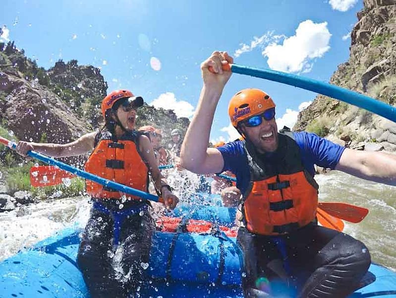 thrill seeker rafting with echo canyon