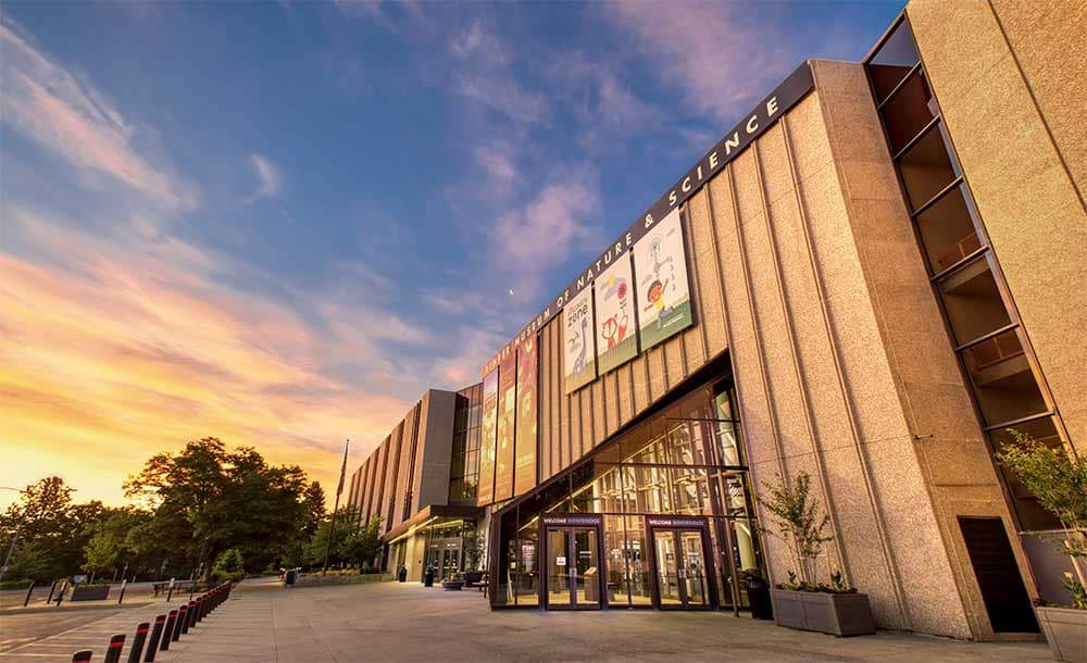 Entry doors to Denver Museum of Nature and Science