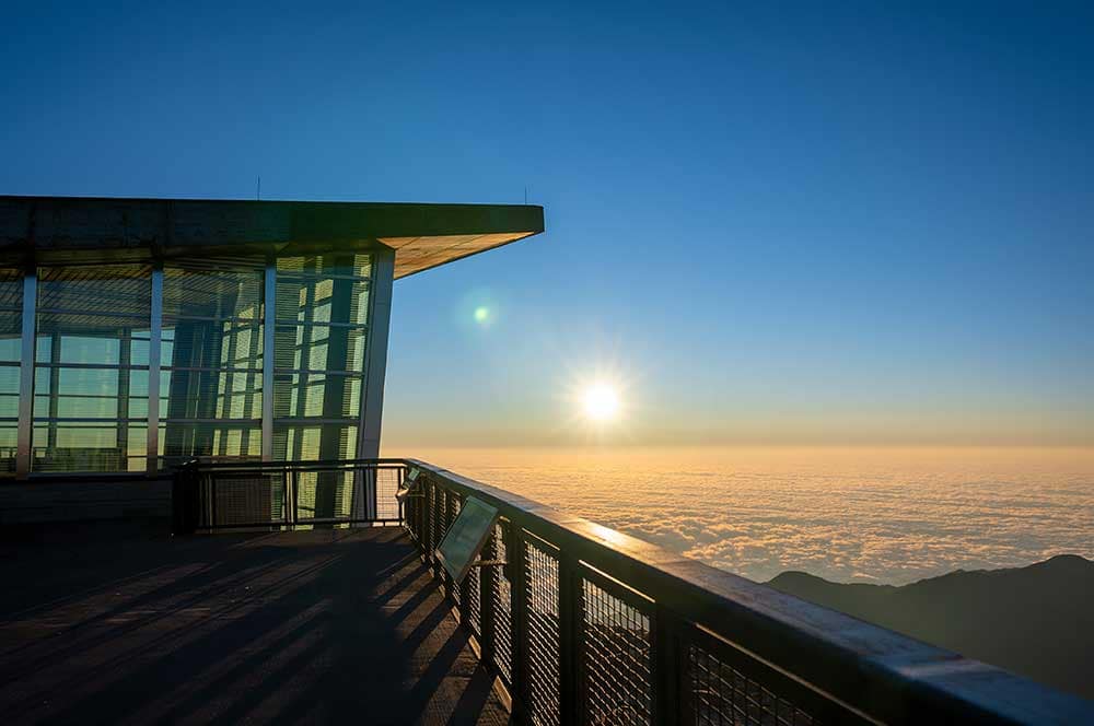 View from Pikes Peak Summit Visitor Center