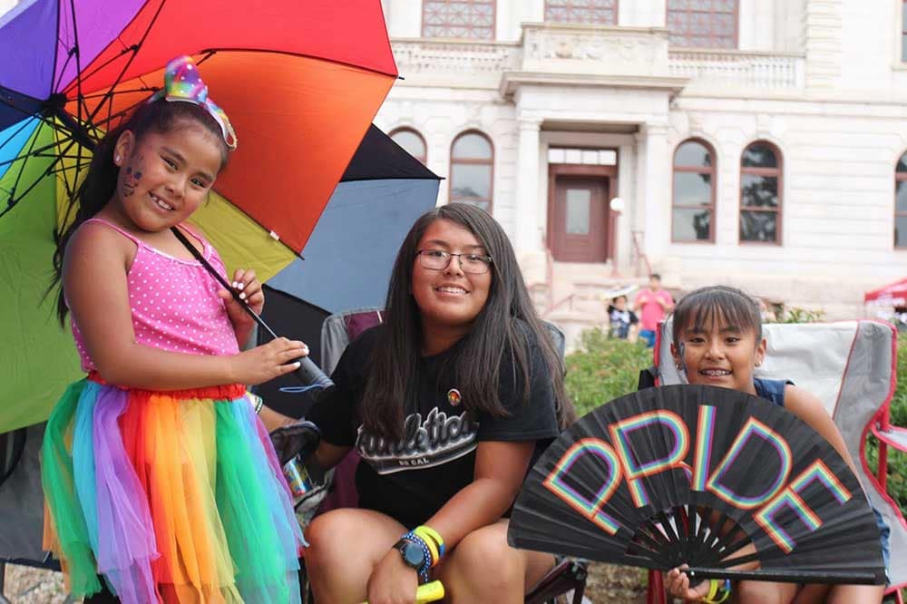 Niños en el Orgullo de Pikes Peak