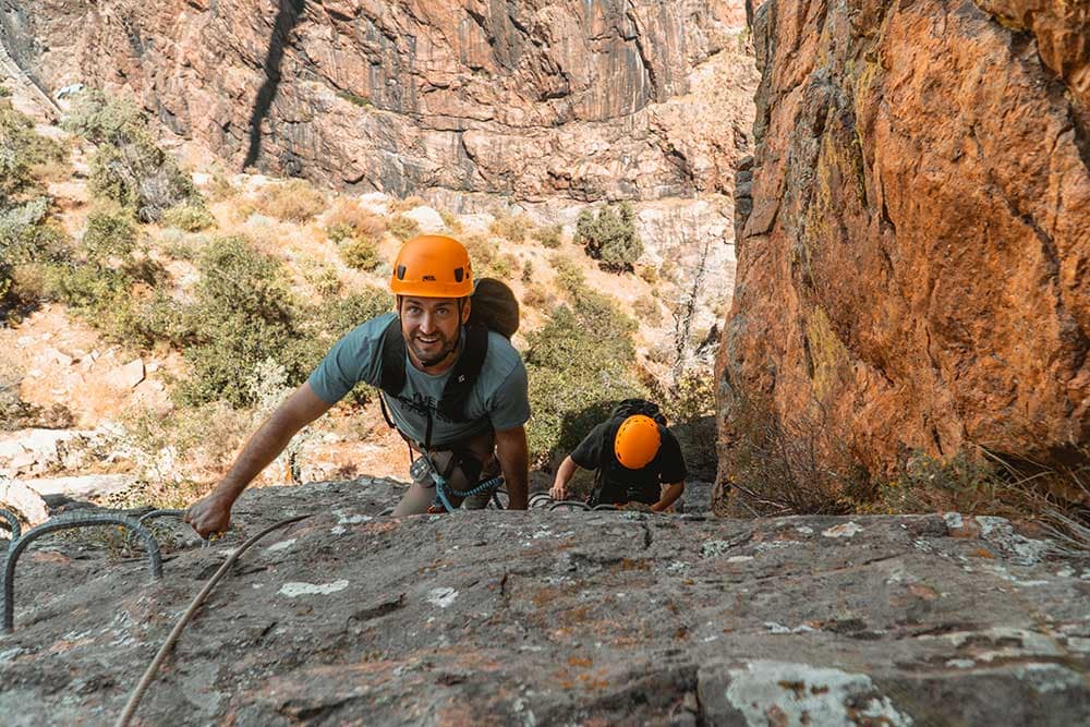 Vía Ferrata en el puente de Royal Gorge