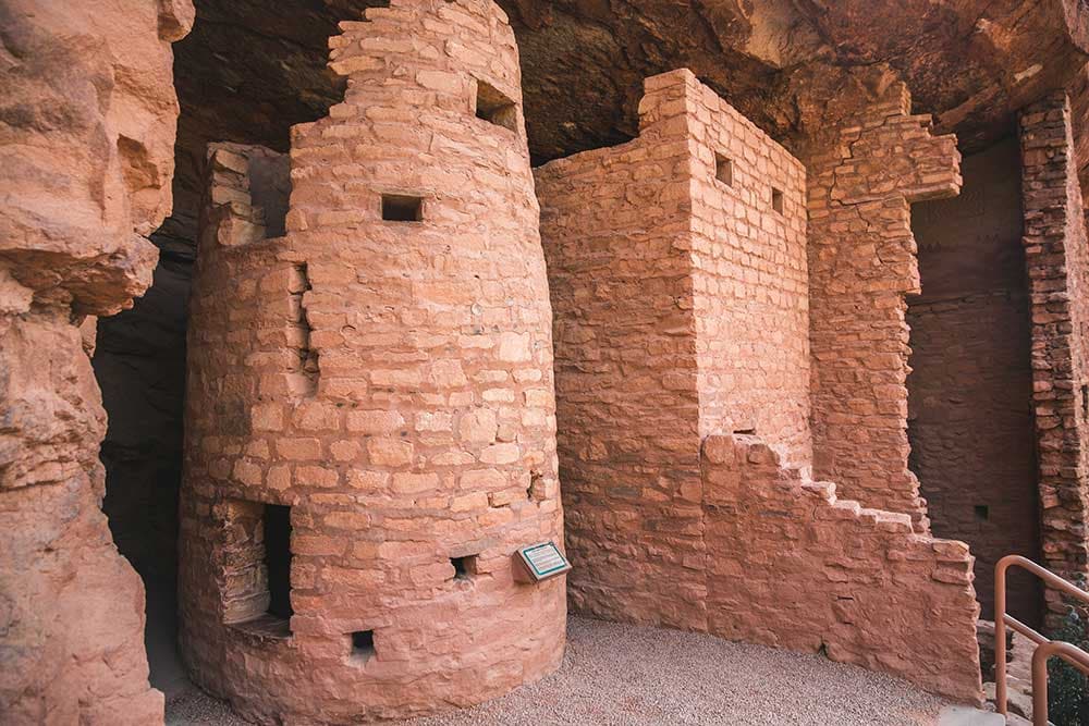 manitou cliff Dwellings de cerca