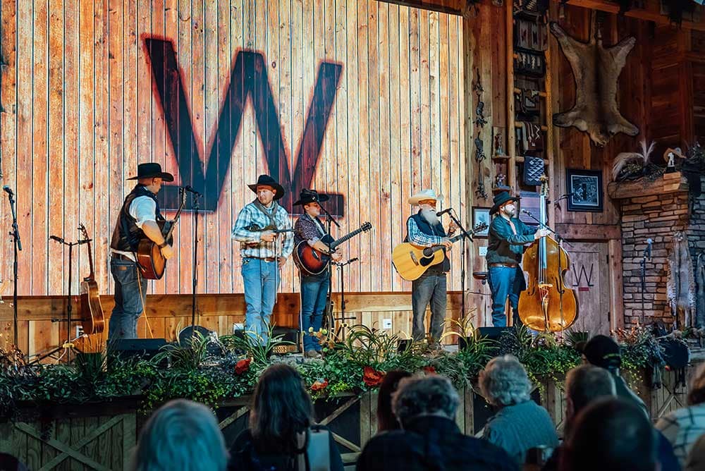 Flying W Ranch Wranglers on stage