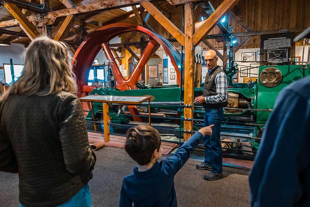 Family at the Western Museum of Mining and Industry.