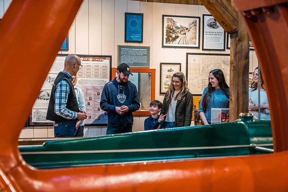 Group tour at Western Museum of Mining and Industry.