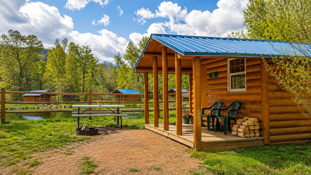 Cabin at Lone Duck Campground
