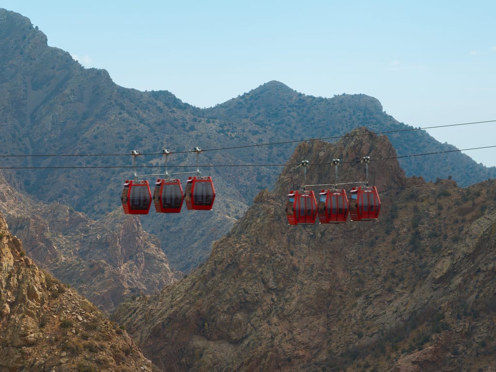 Gondolas at the Royal Gorge Bridge