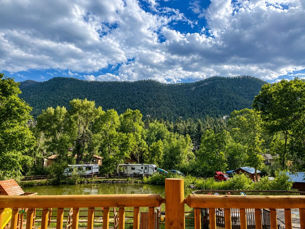 Pond at the Lone Duck Campground