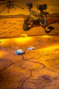 Interactive Mars rover at the Space Foundation Discovery Center
