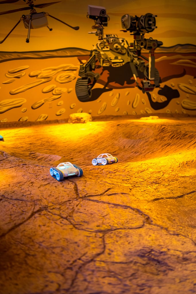 Interactive Mars rover at the Space Foundation Discovery Center